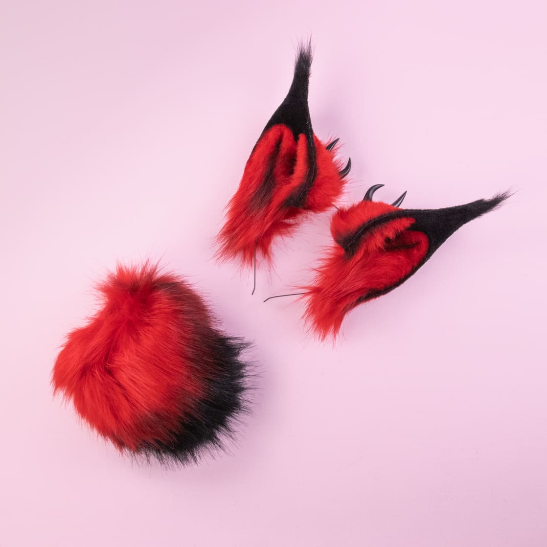 Alastor Ears and Tail Set (Hazbin Hotel)
