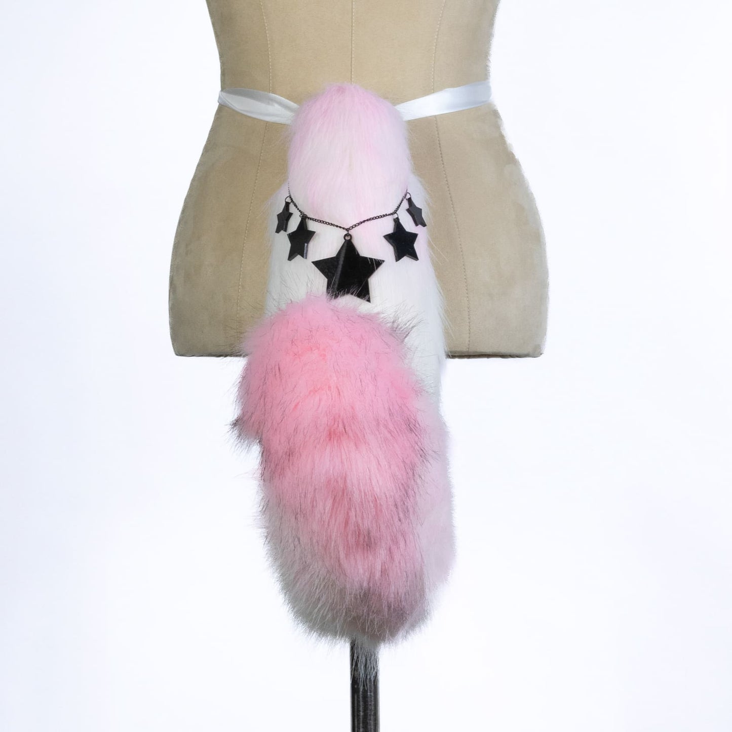 Pink Starry Puppy Ears and Tail Set