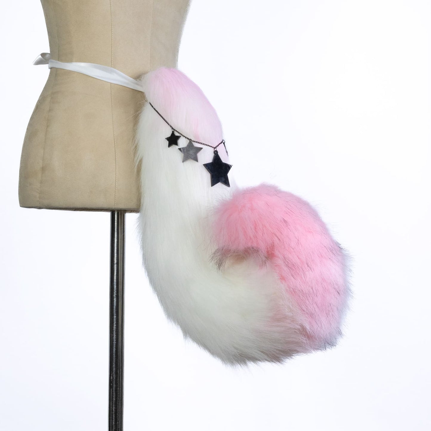 Pink Starry Puppy Ears and Tail Set
