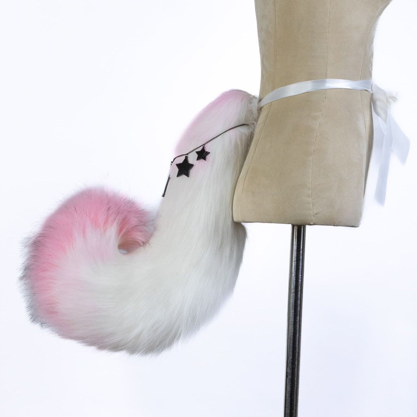 Pink Starry Puppy Ears and Tail Set