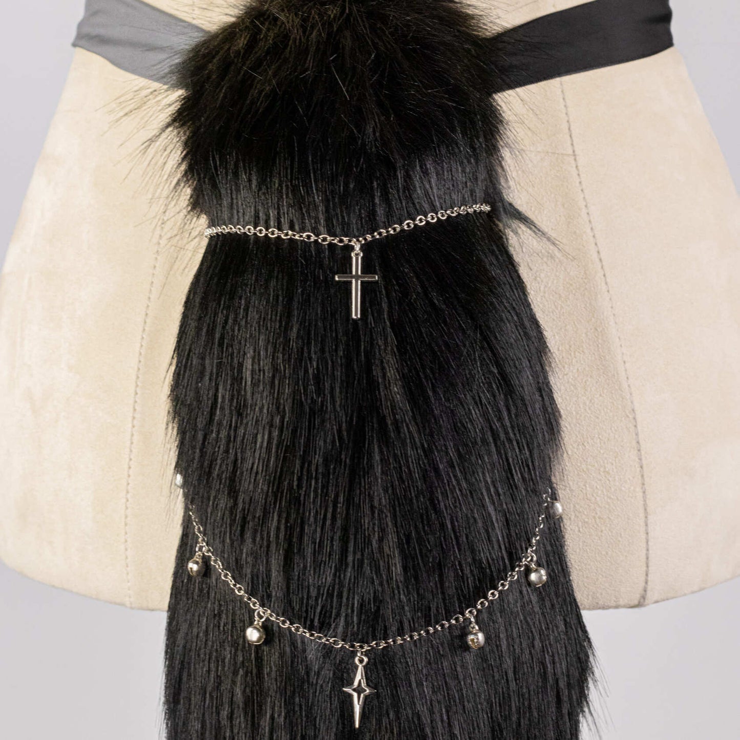 Neon Green Demon Foxy Tail