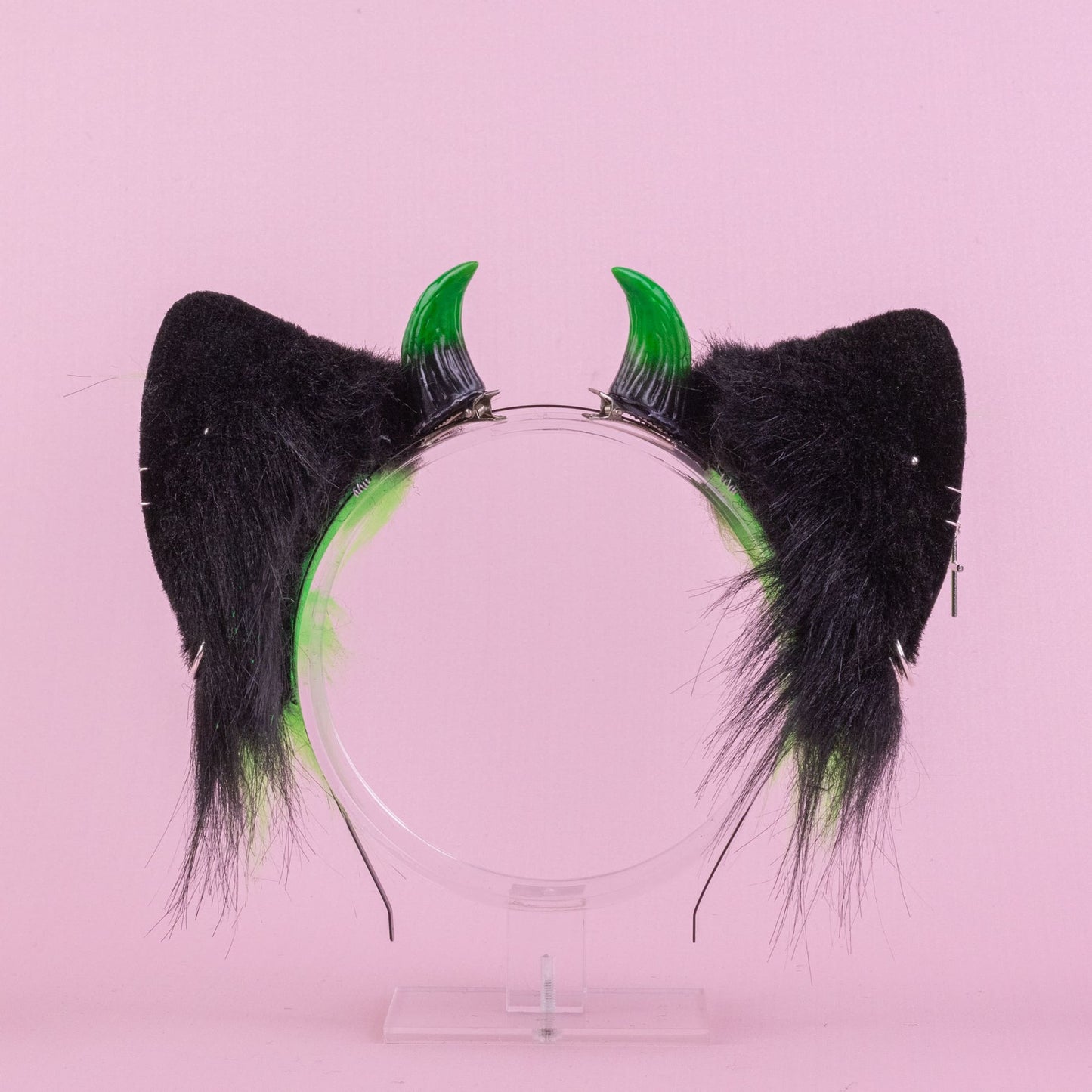 Neon Green Demon Fox Ears