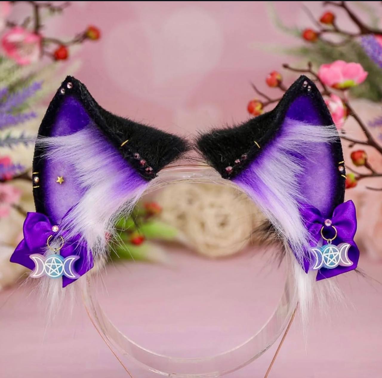 Purple Witch Cat Ears