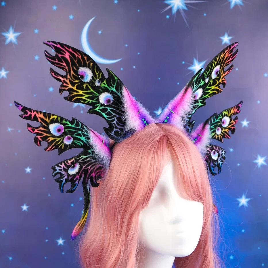 Rainbow Wings Headband