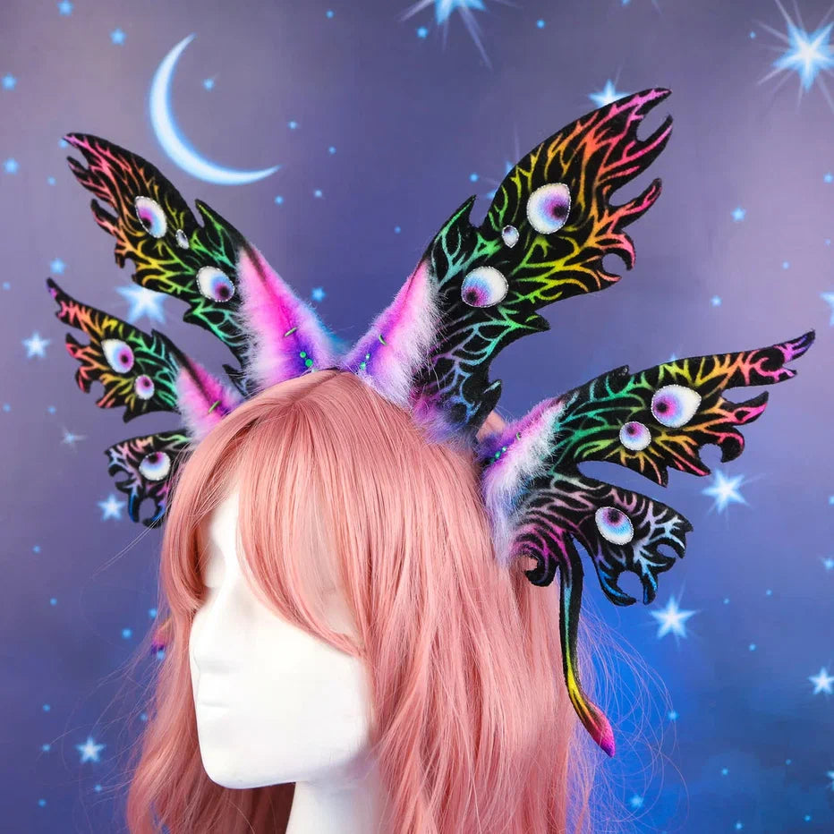 Rainbow Wings Headband