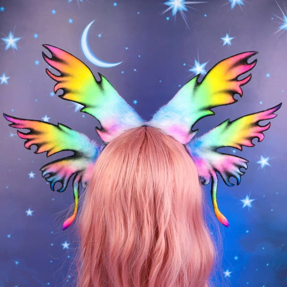 Rainbow Wings Headband