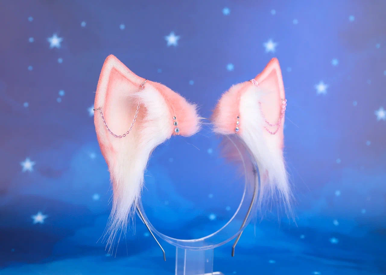 Pink Shark Ears and Tail Set