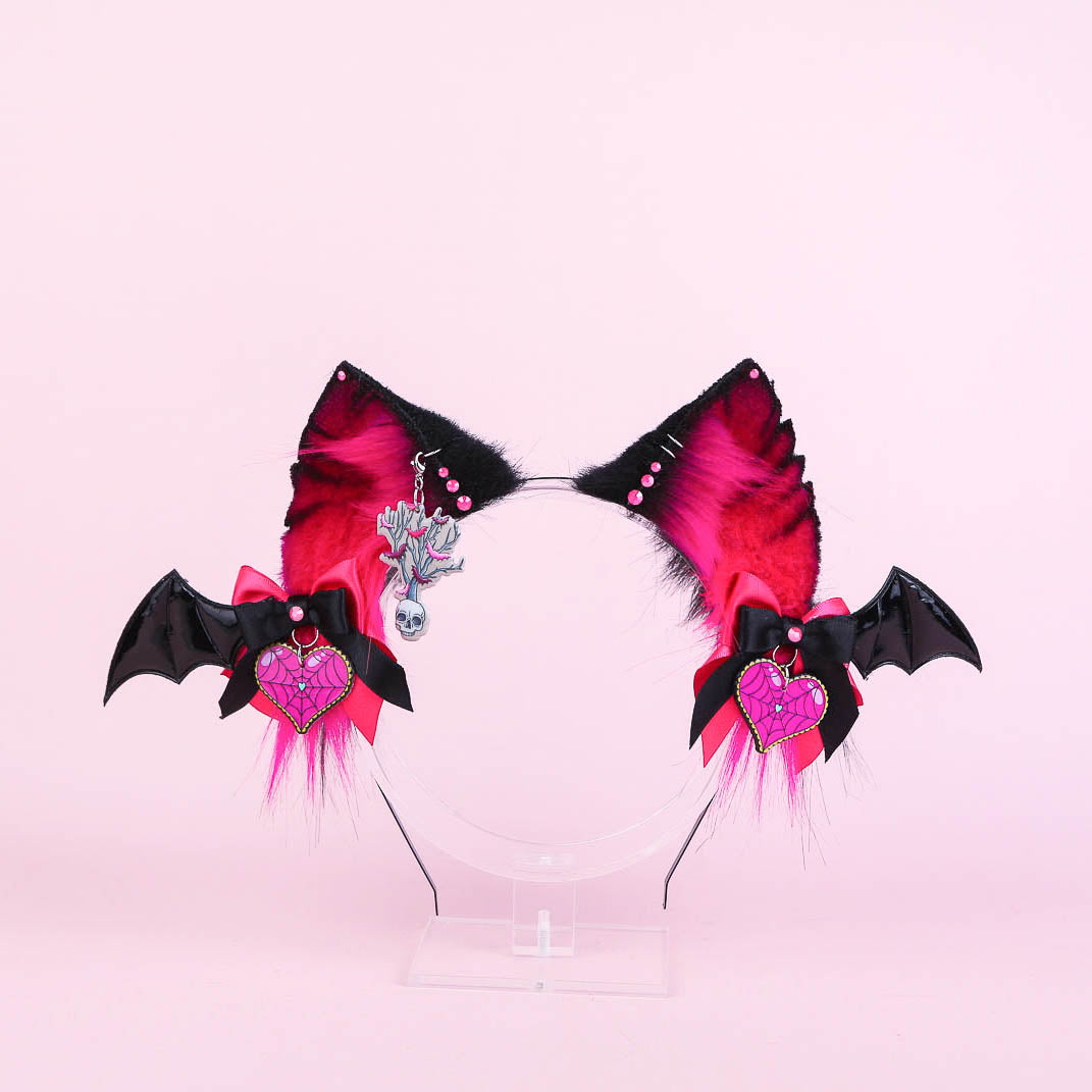 Neon Bat Kitty Ears