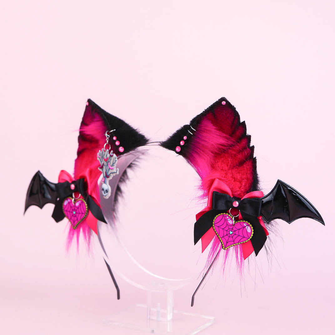 Neon Bat Kitty Ears