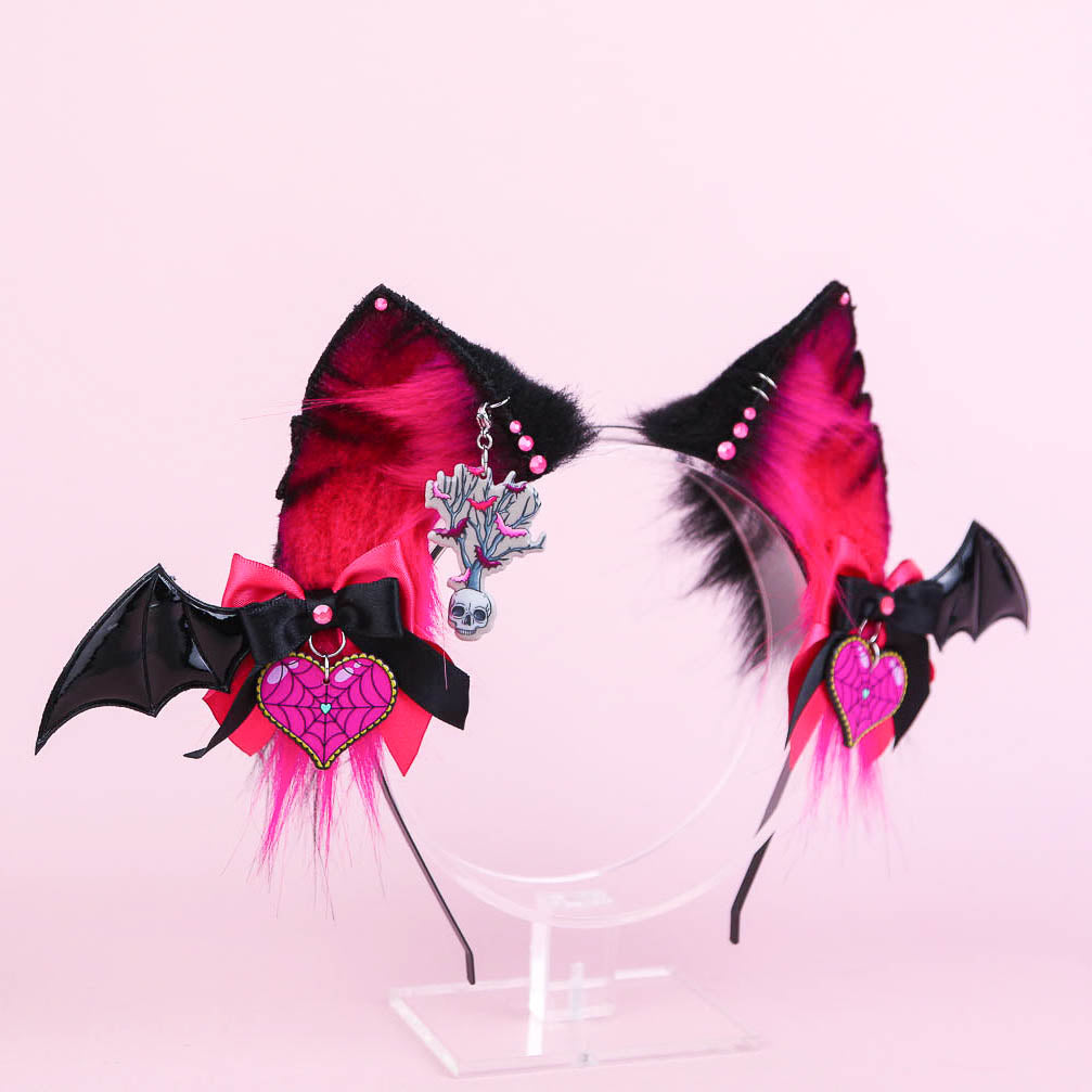 Neon Bat Kitty Ears