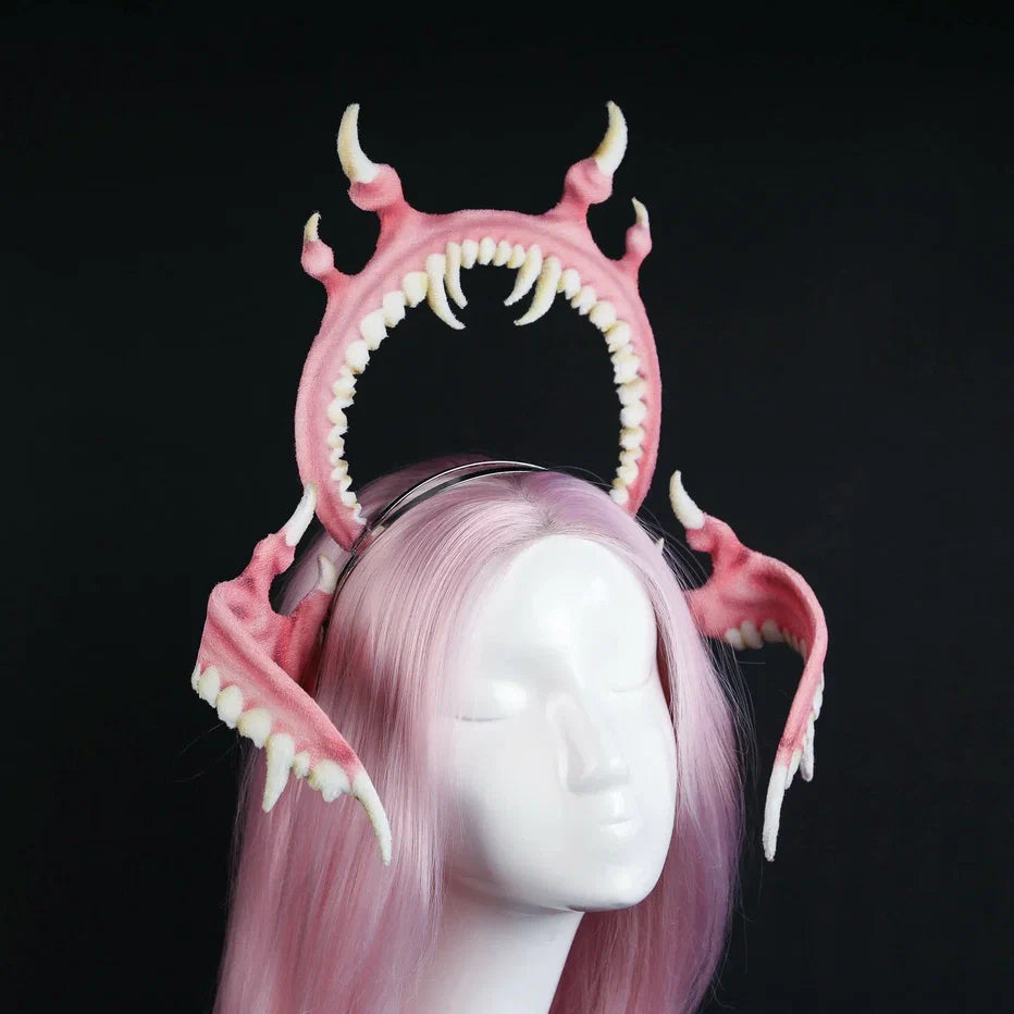 Fangs Crown Ears (with halo)