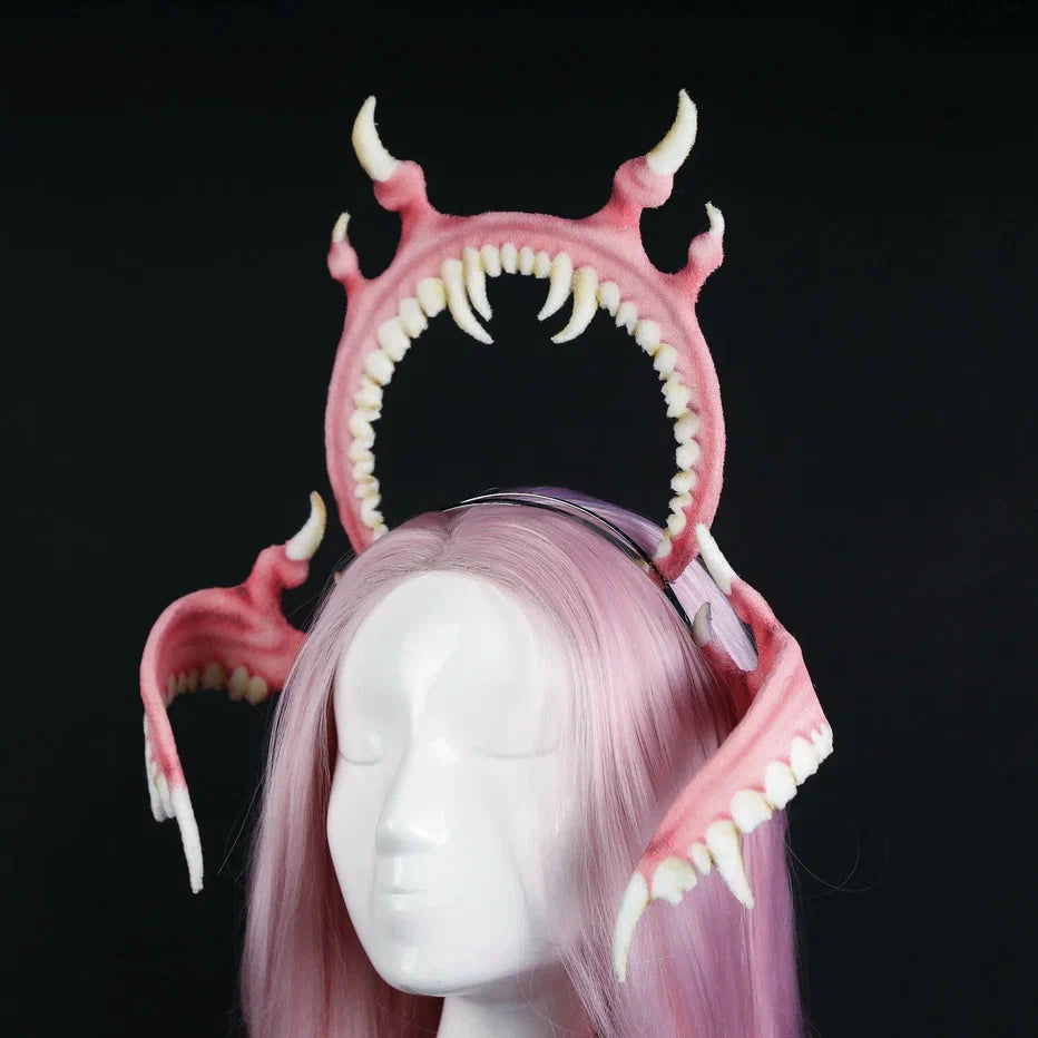 Fangs Crown Ears (with halo)