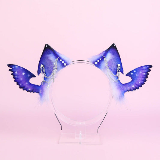 Blue Sky Angel Kitten Ears