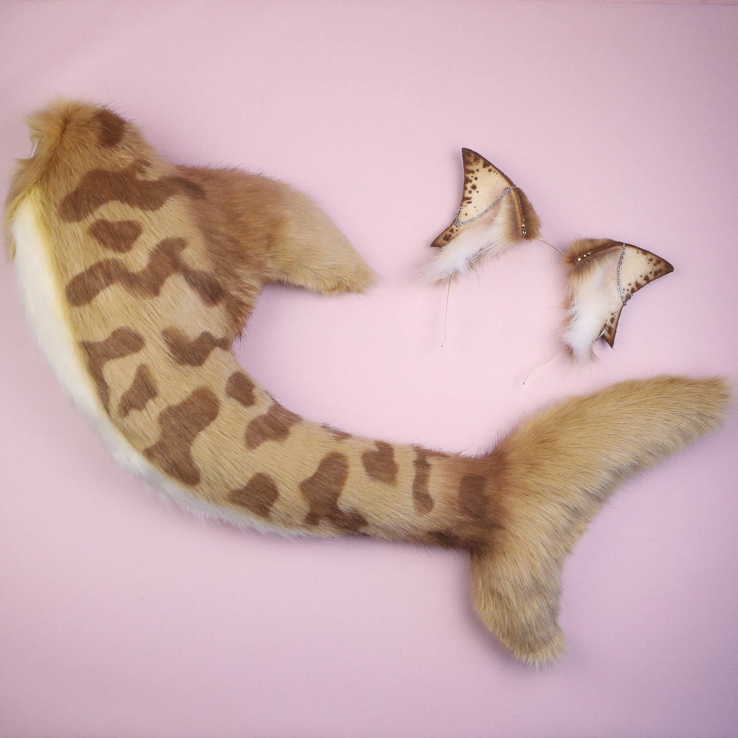 Golden Tiger Shark Ears and Tail Set