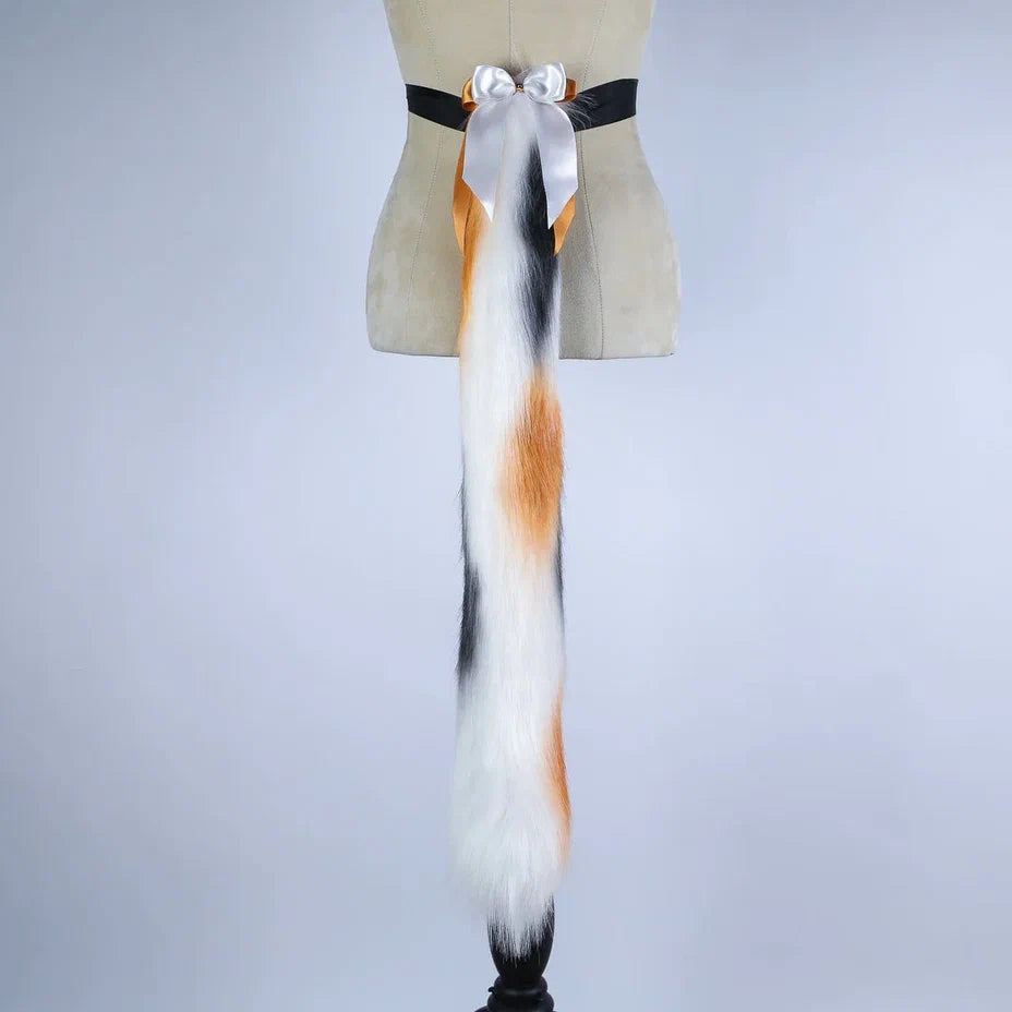 Calico Kitten Ears and Tail Set