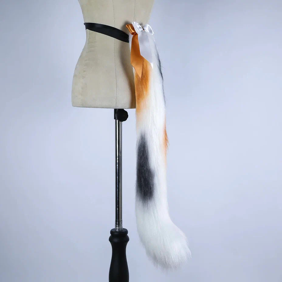 Calico Kitten Ears and Tail Set