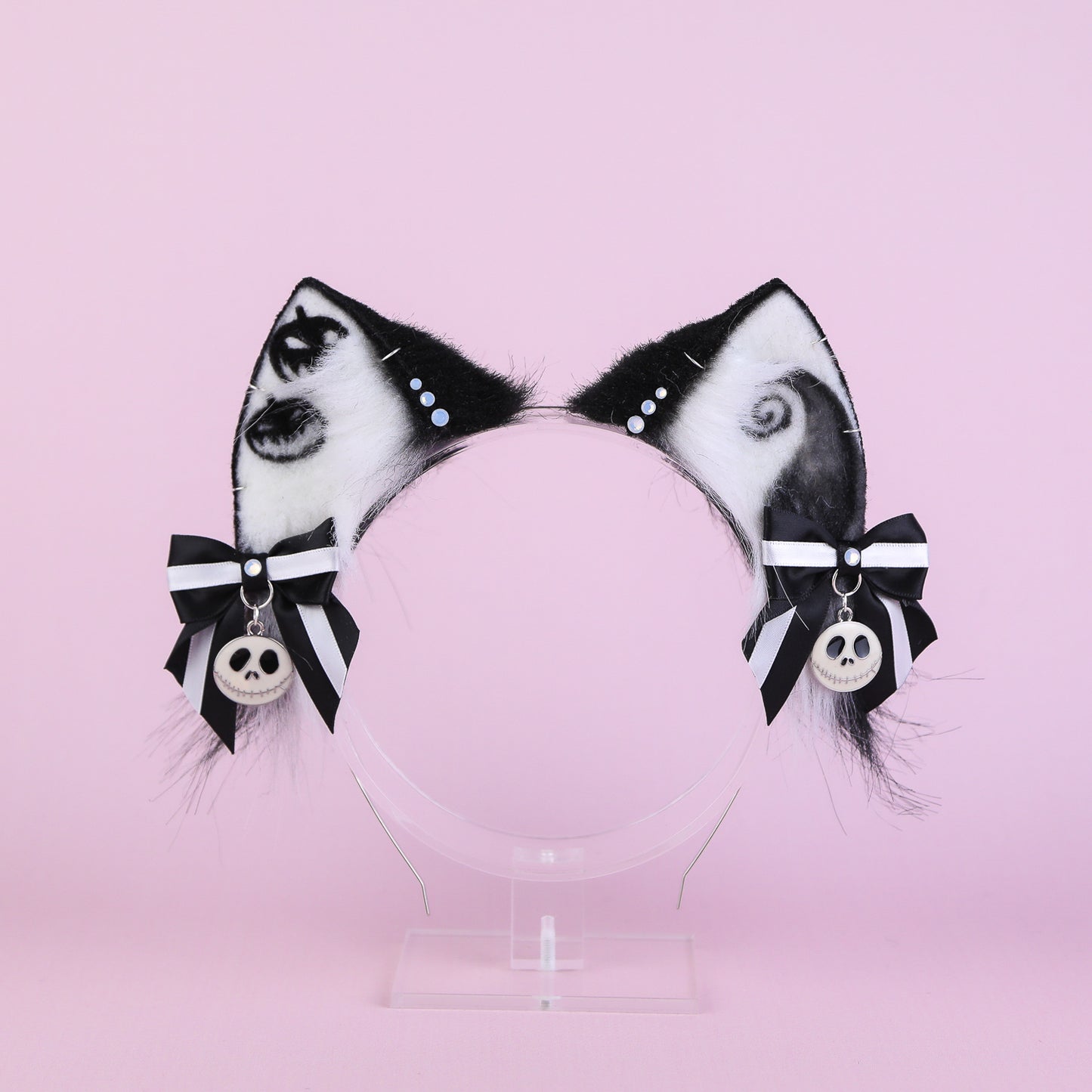 Jack Skellington Kitten Ears and Tail Set
