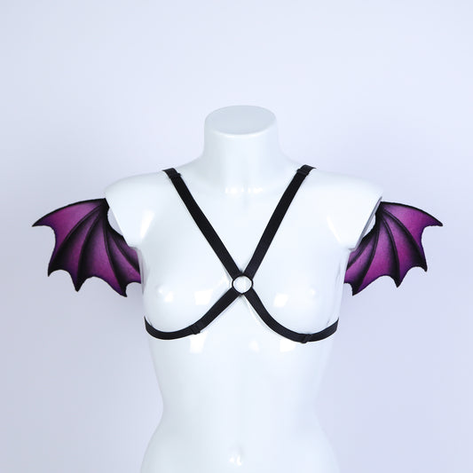 Purple Bat Wings