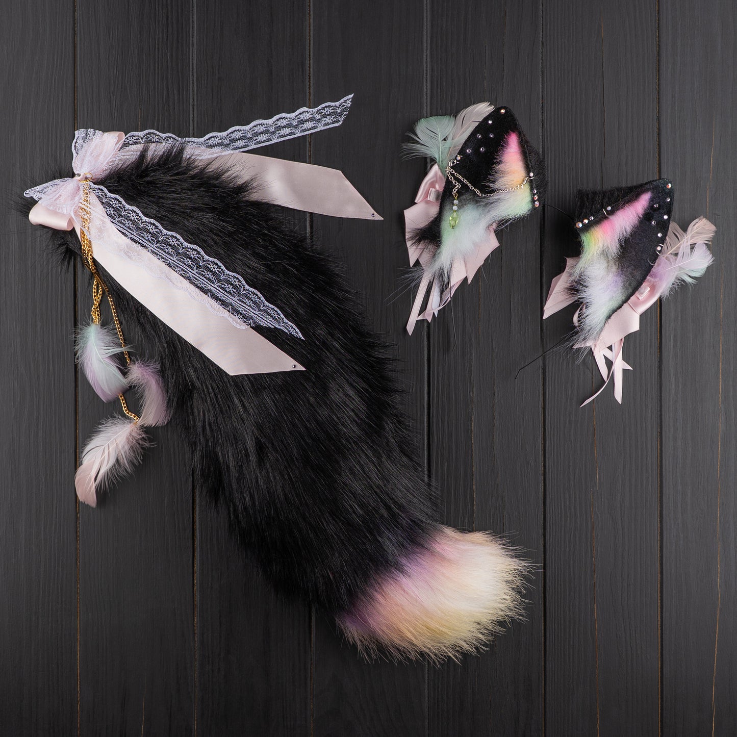 Burlesque Foxy Ears and Tail Set