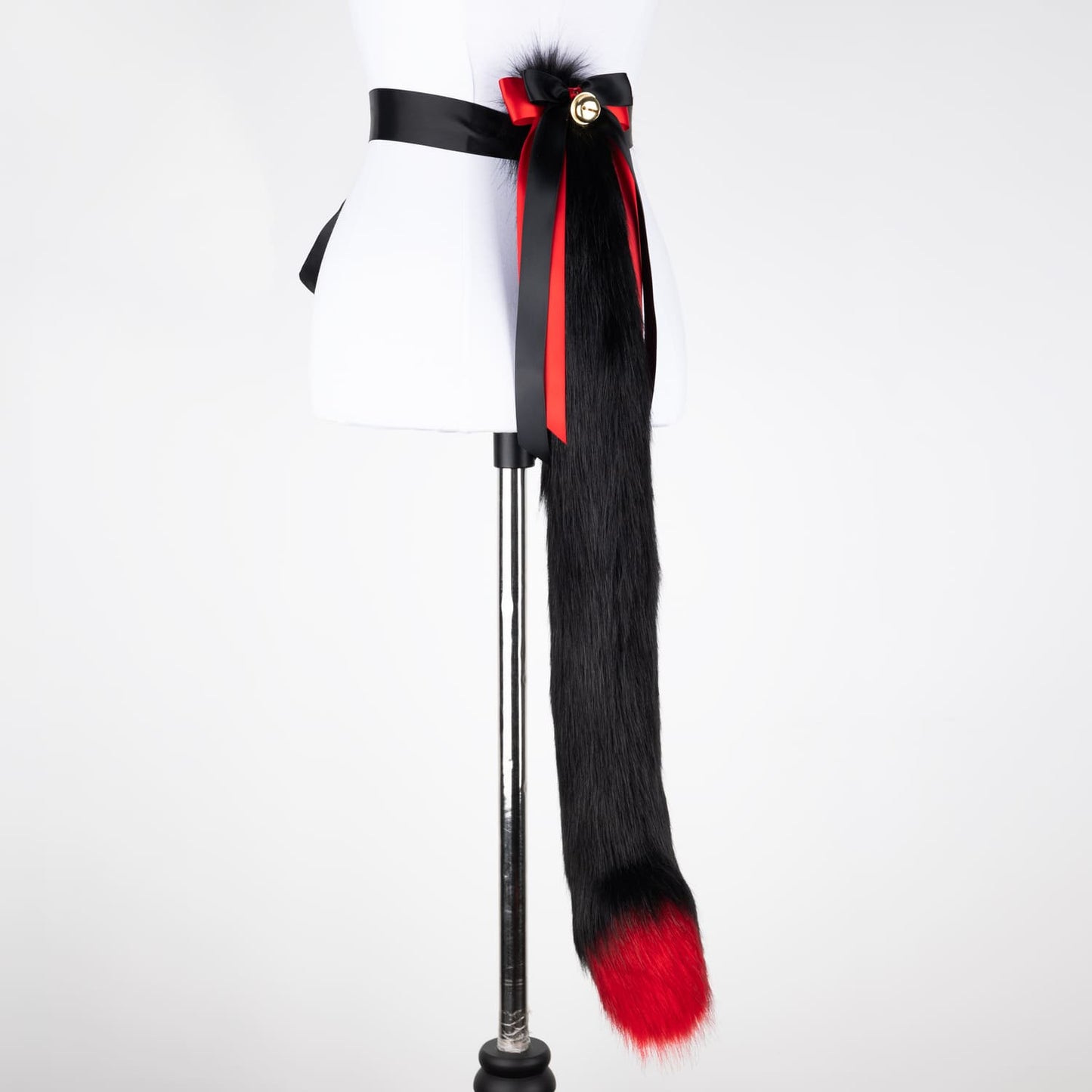 Black and Red Kitten Tail