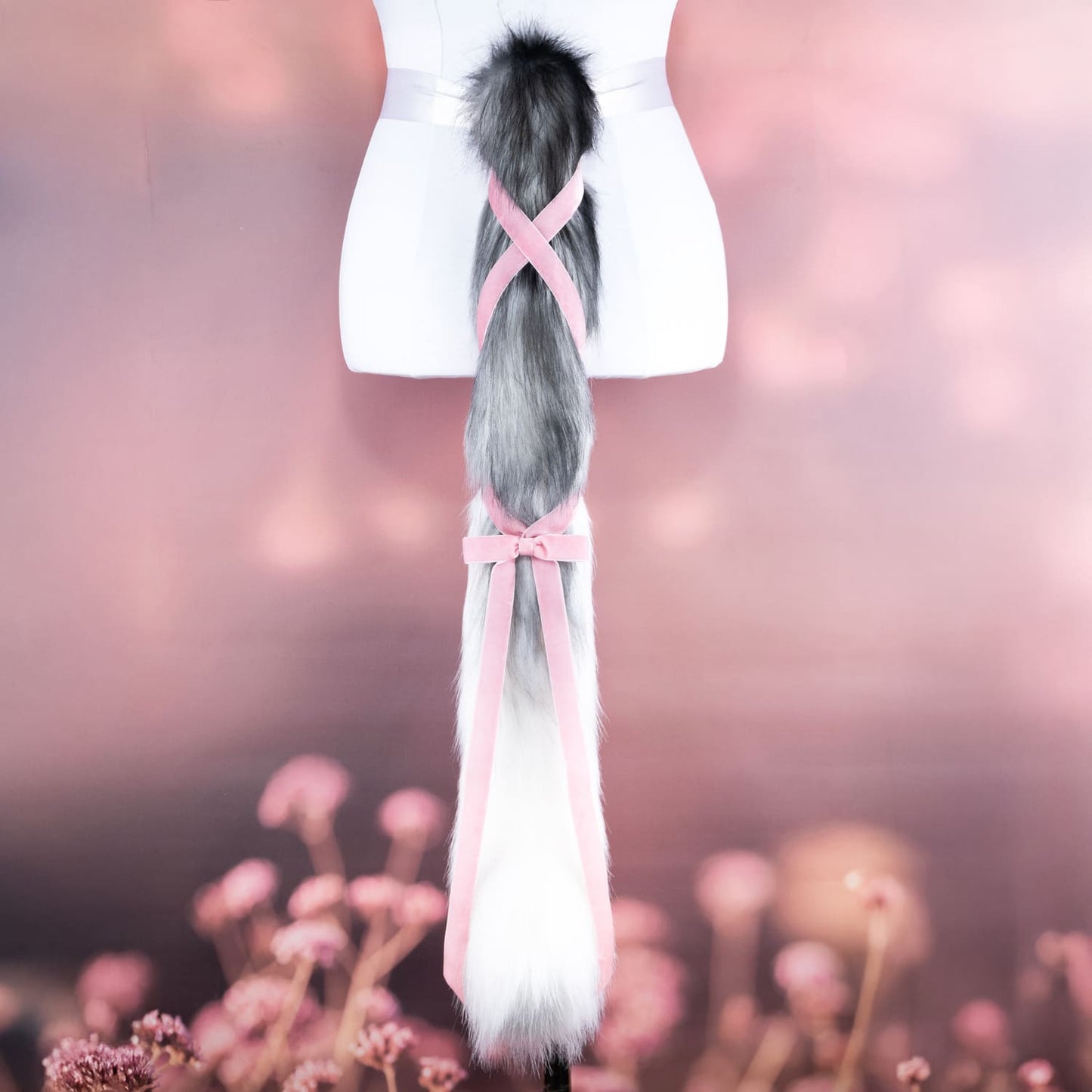 Corset Kitty Ears and Tail Set
