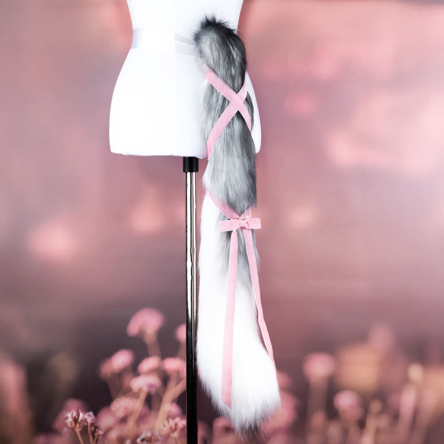 Corset Kitty Ears and Tail Set