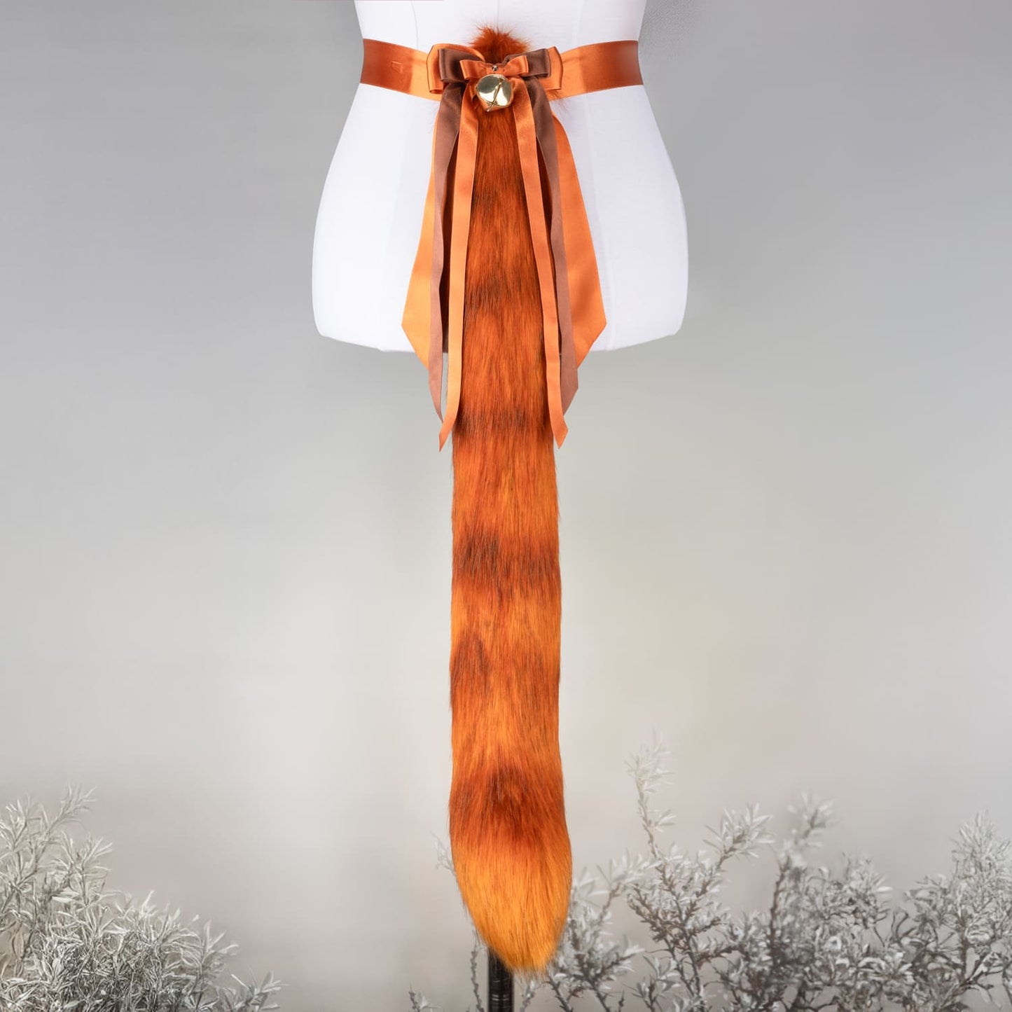 Ginger Kitten Ears and Tail Set