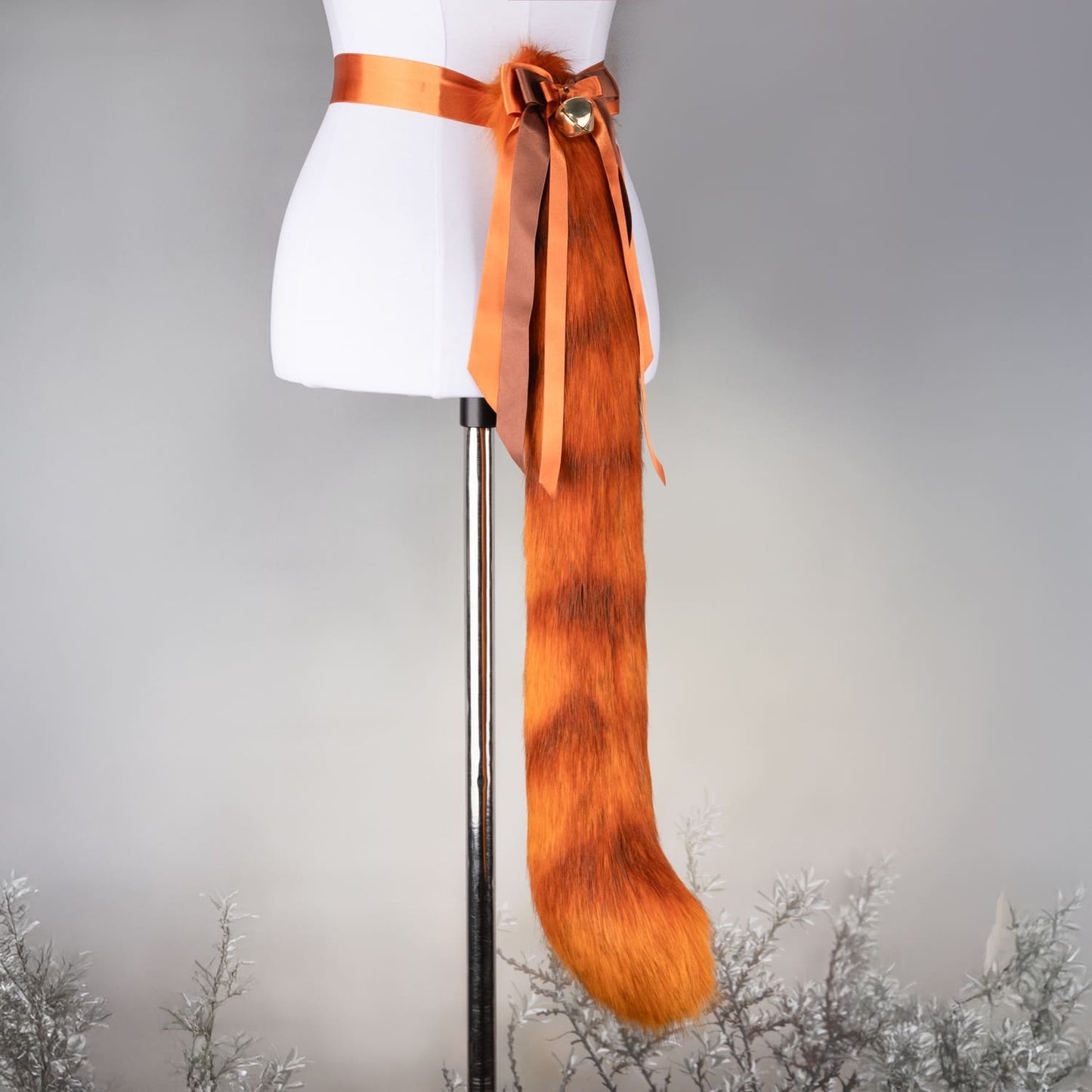 Ginger Kitten Ears and Tail Set