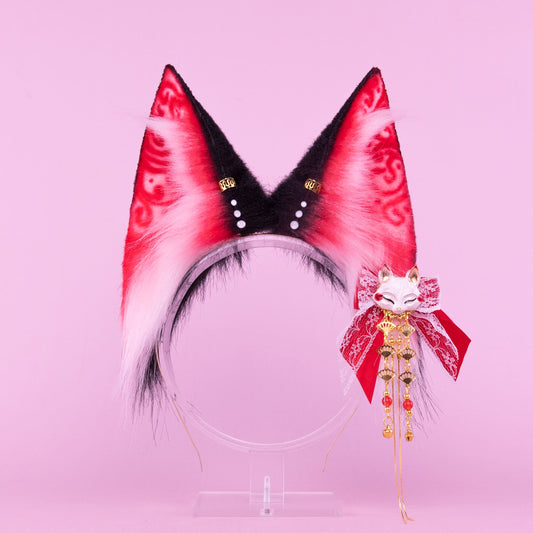 Black Kitsune Ears