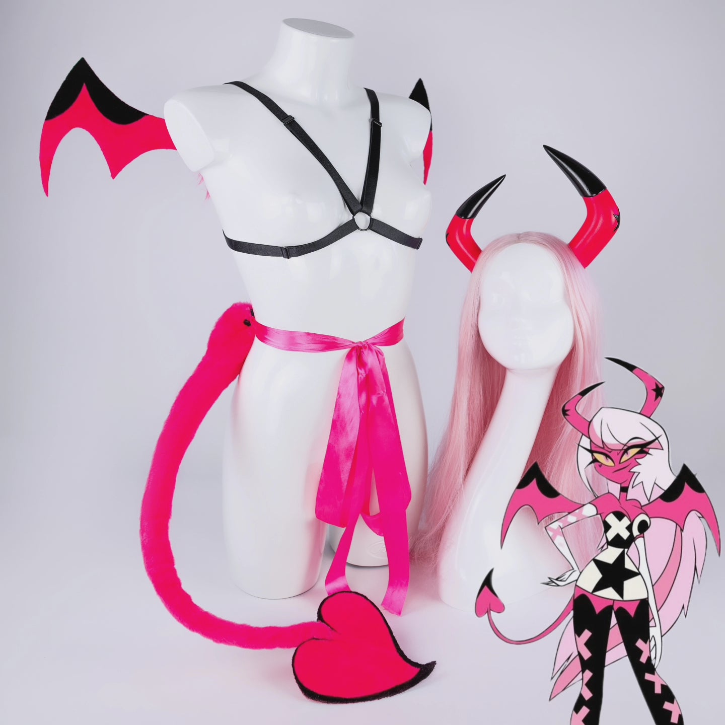 Verosika Mayday Horns, Tail and Wings set (Hell Boss)