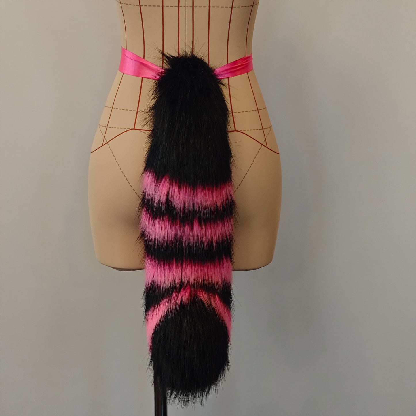 Black and Pink Cat Tail RFS