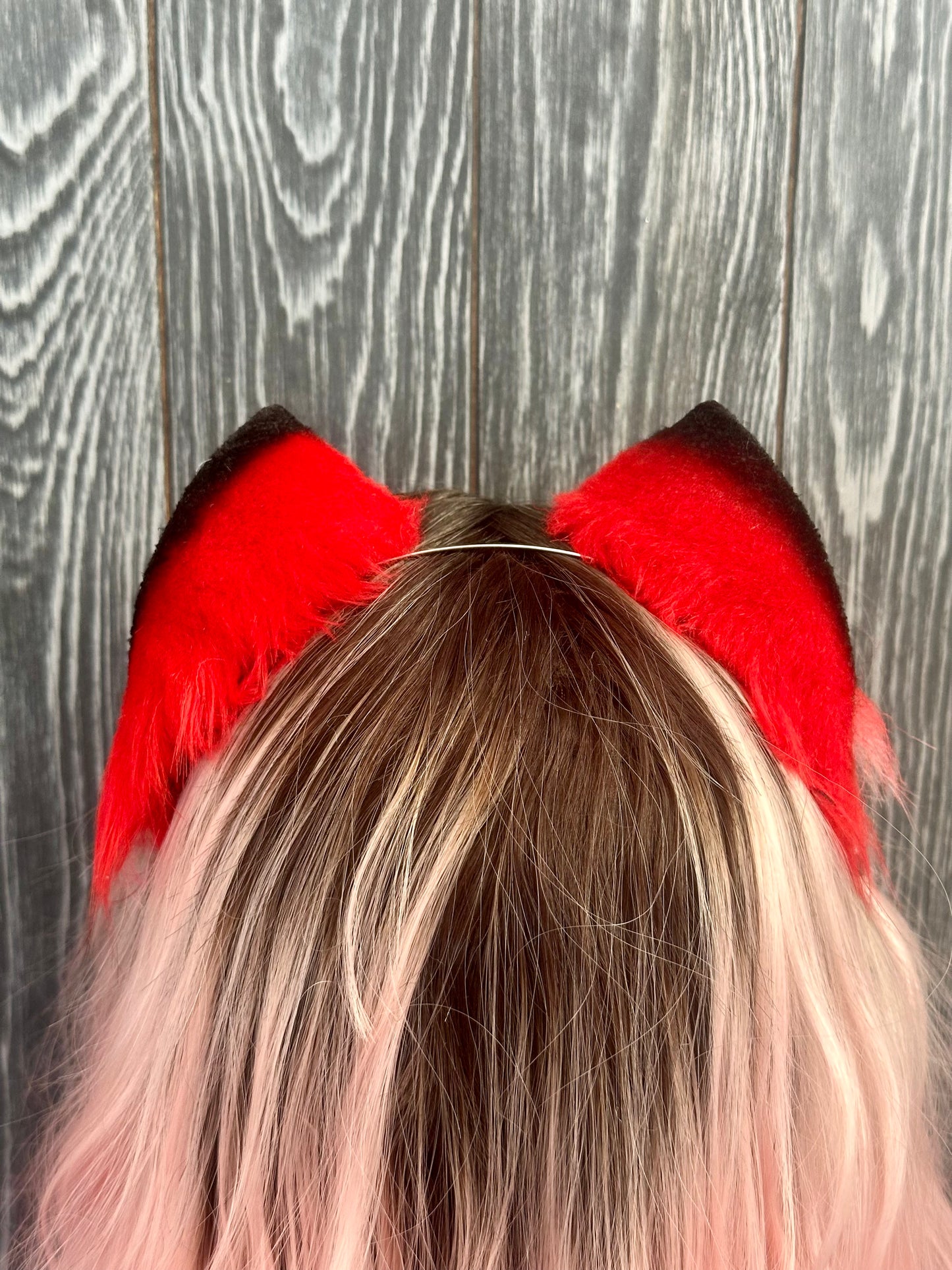 Red Mini Kitten Ears RFS