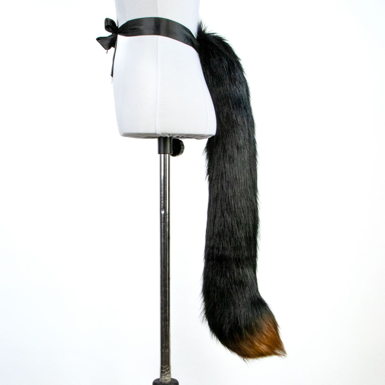 Black and Brown Kitten Ears and Tail Set