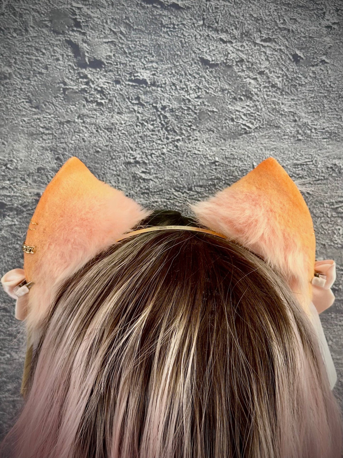Peach Princess Kitten Ears RFS
