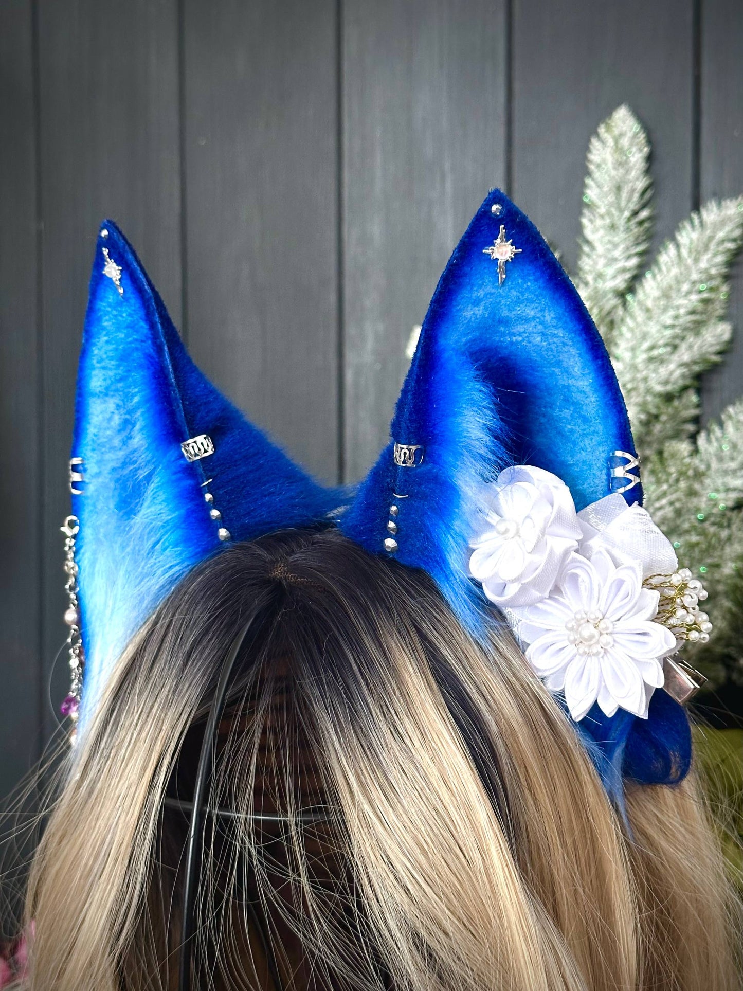 Blue Kitsune Ears RFS