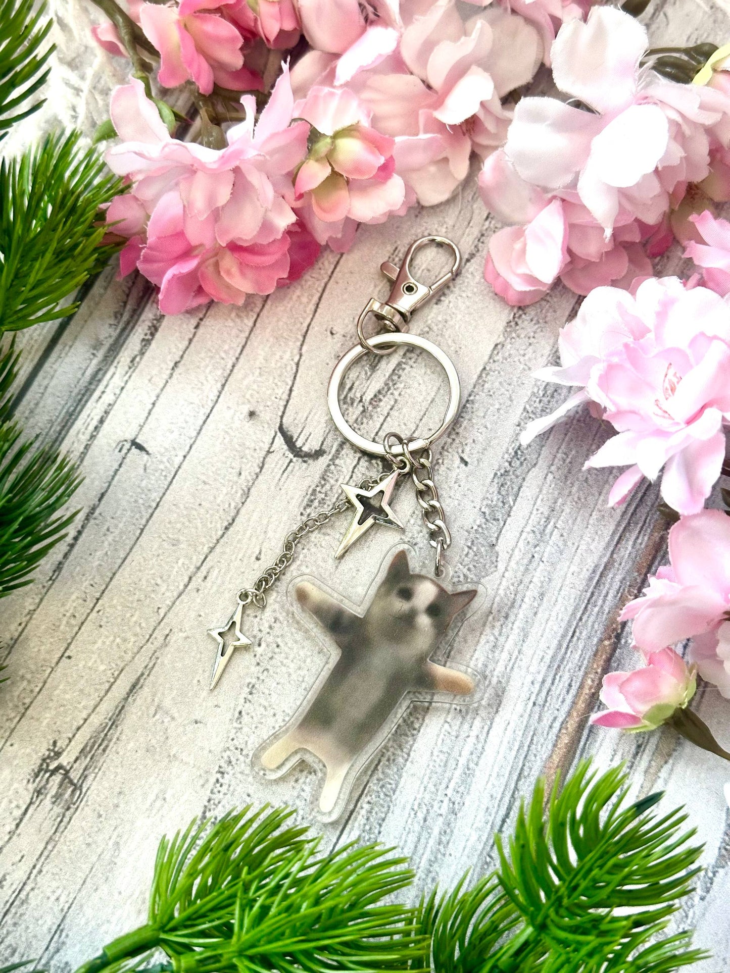Happy Cat Keyring RFS