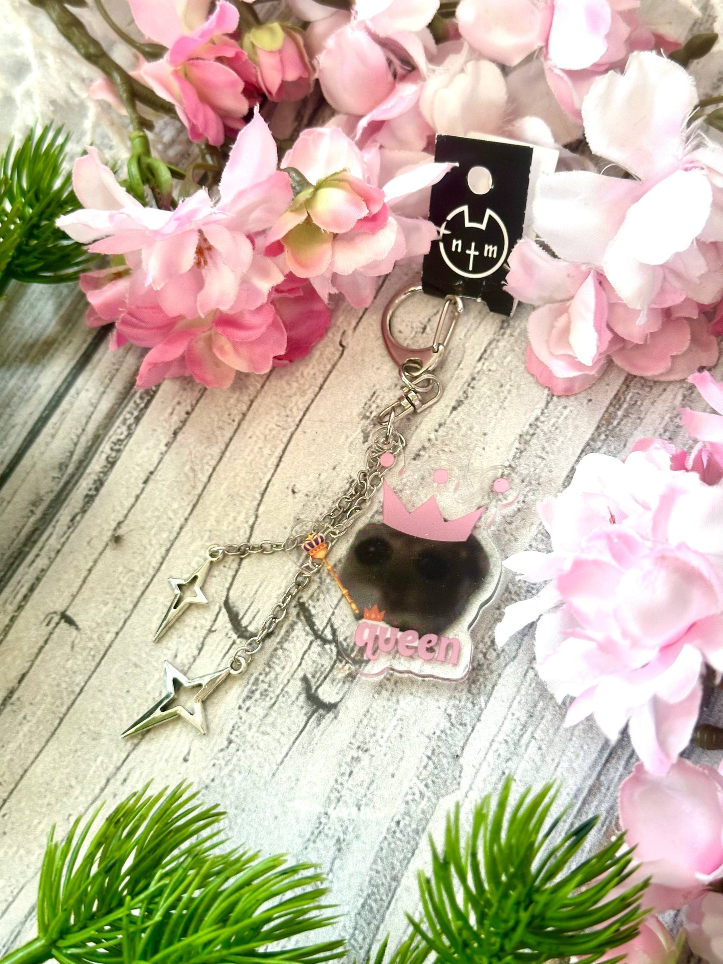 Queen Hamster Keyring RFS