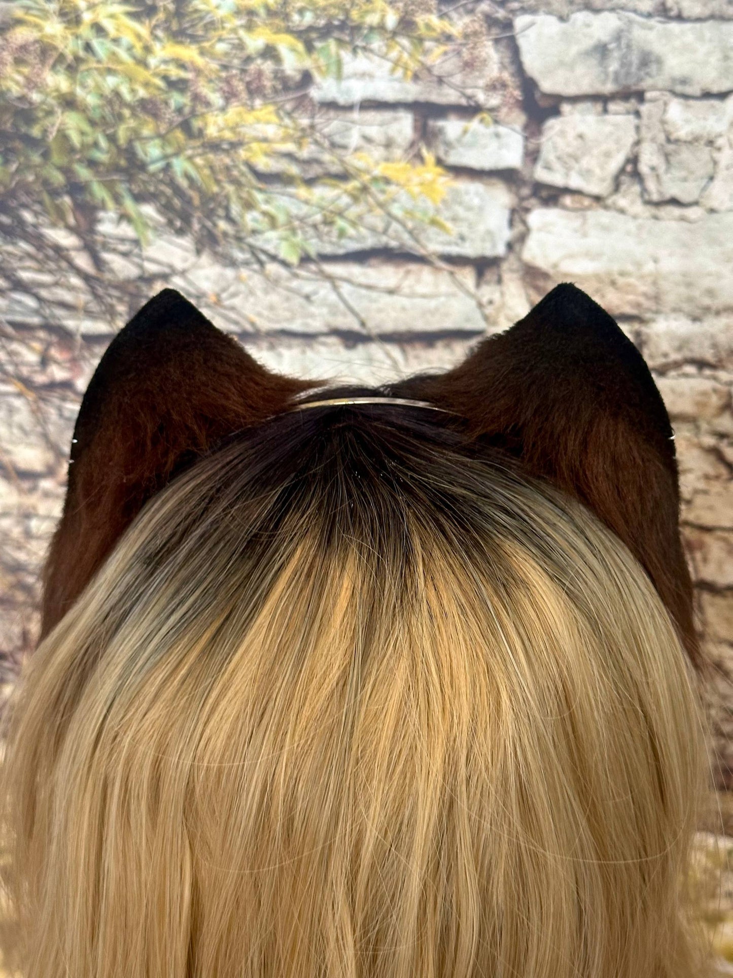 Brown Mini Kitten Ears