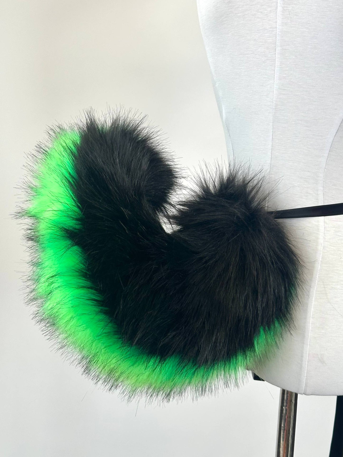 Neon Green Puppy Ears and Tail Set