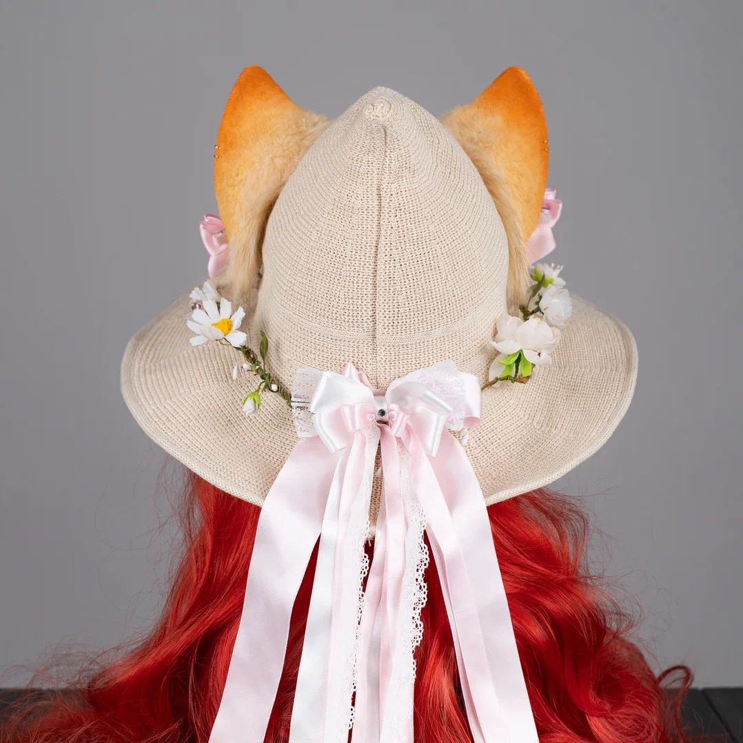Spring Forest Fox Witch Hat