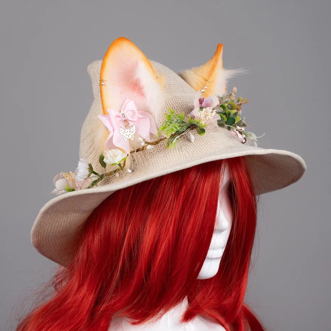 Spring Forest Fox Witch Hat