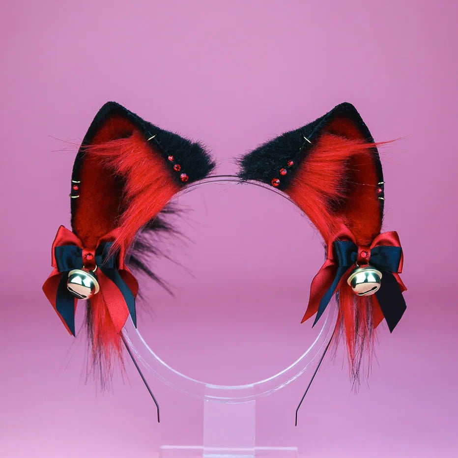 Red Kitty Ears