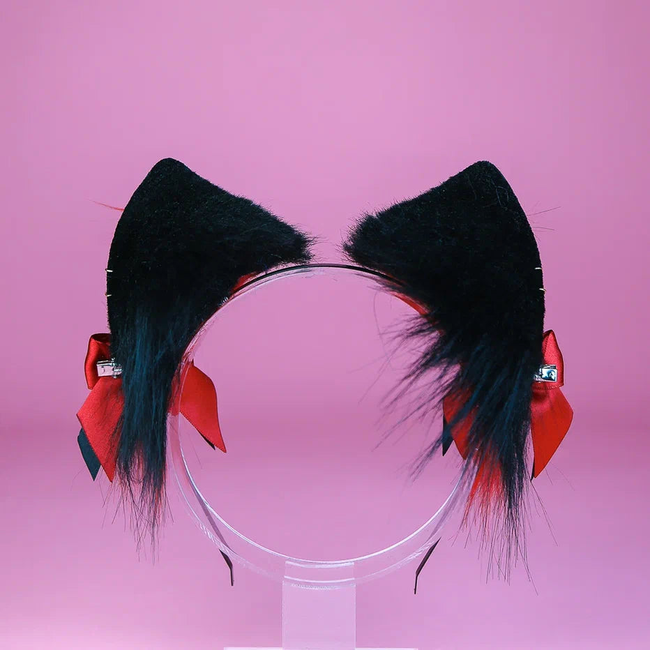 Red Kitty Ears