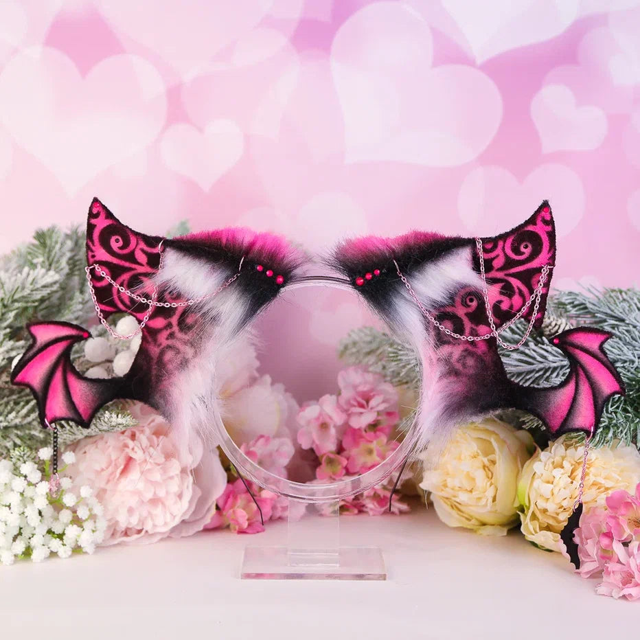 Pink Demon Princess Ears