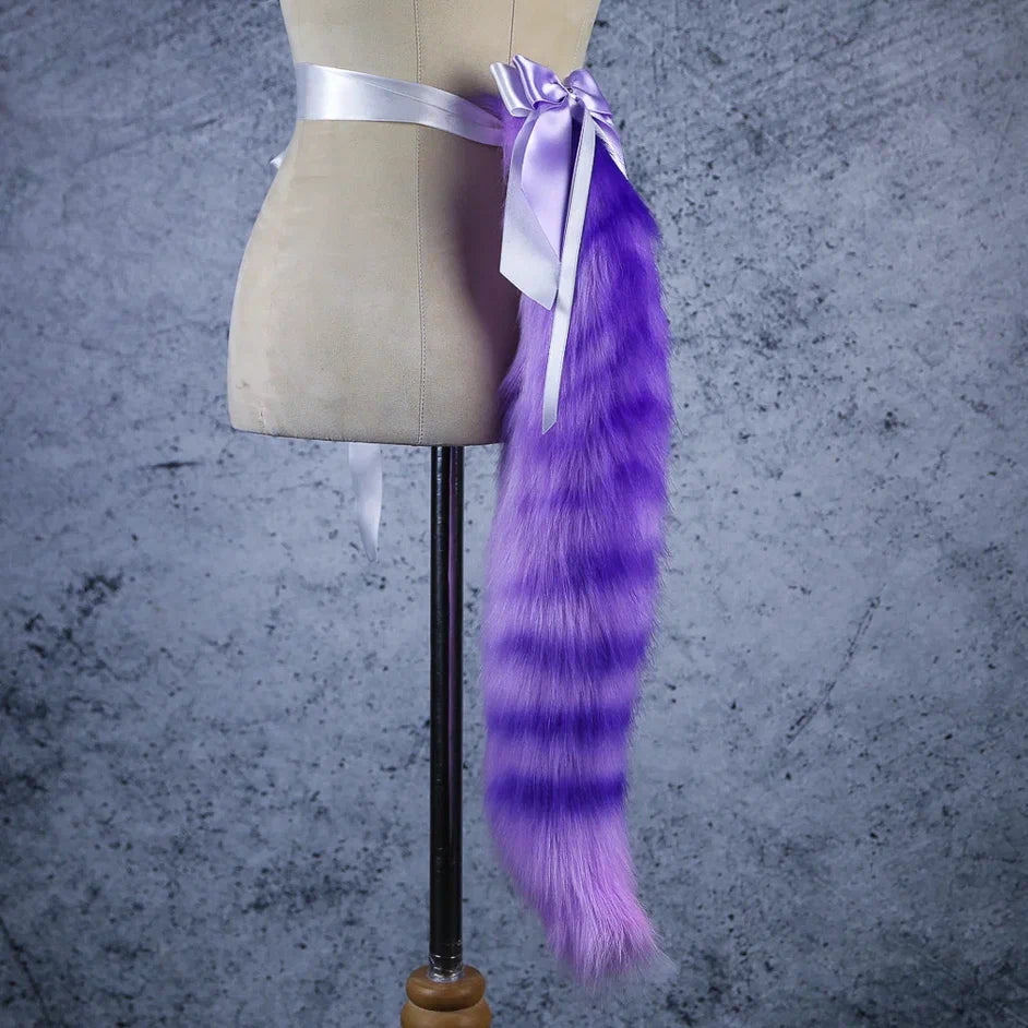 Purple Misty Cat Ears and Tail Set