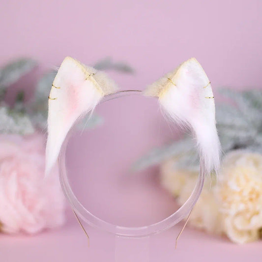 Beige Kitty Ears