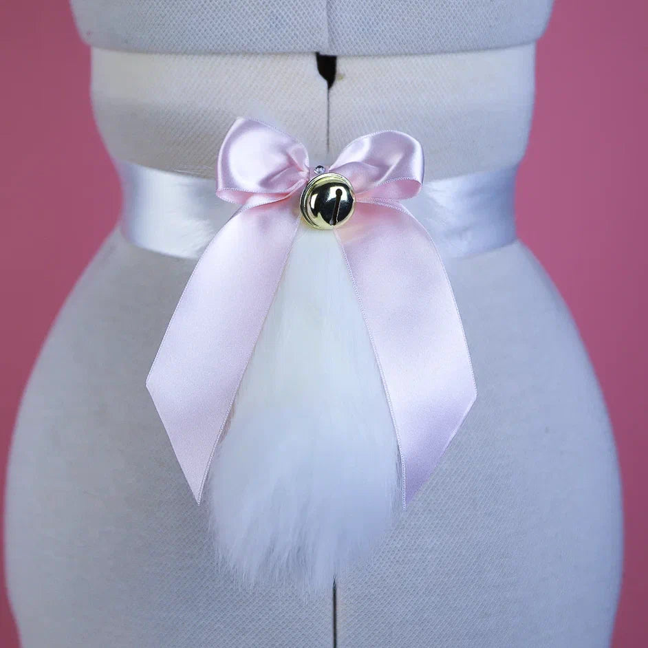 White Goat Ears and Tail Set