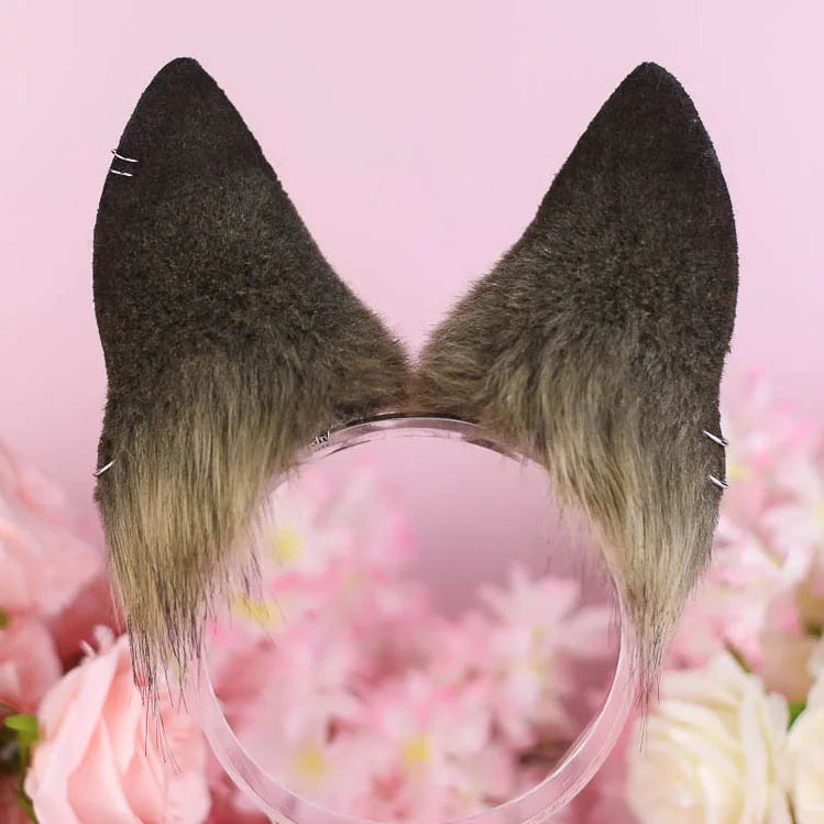 Realistic Wolf Ears and Tail Set