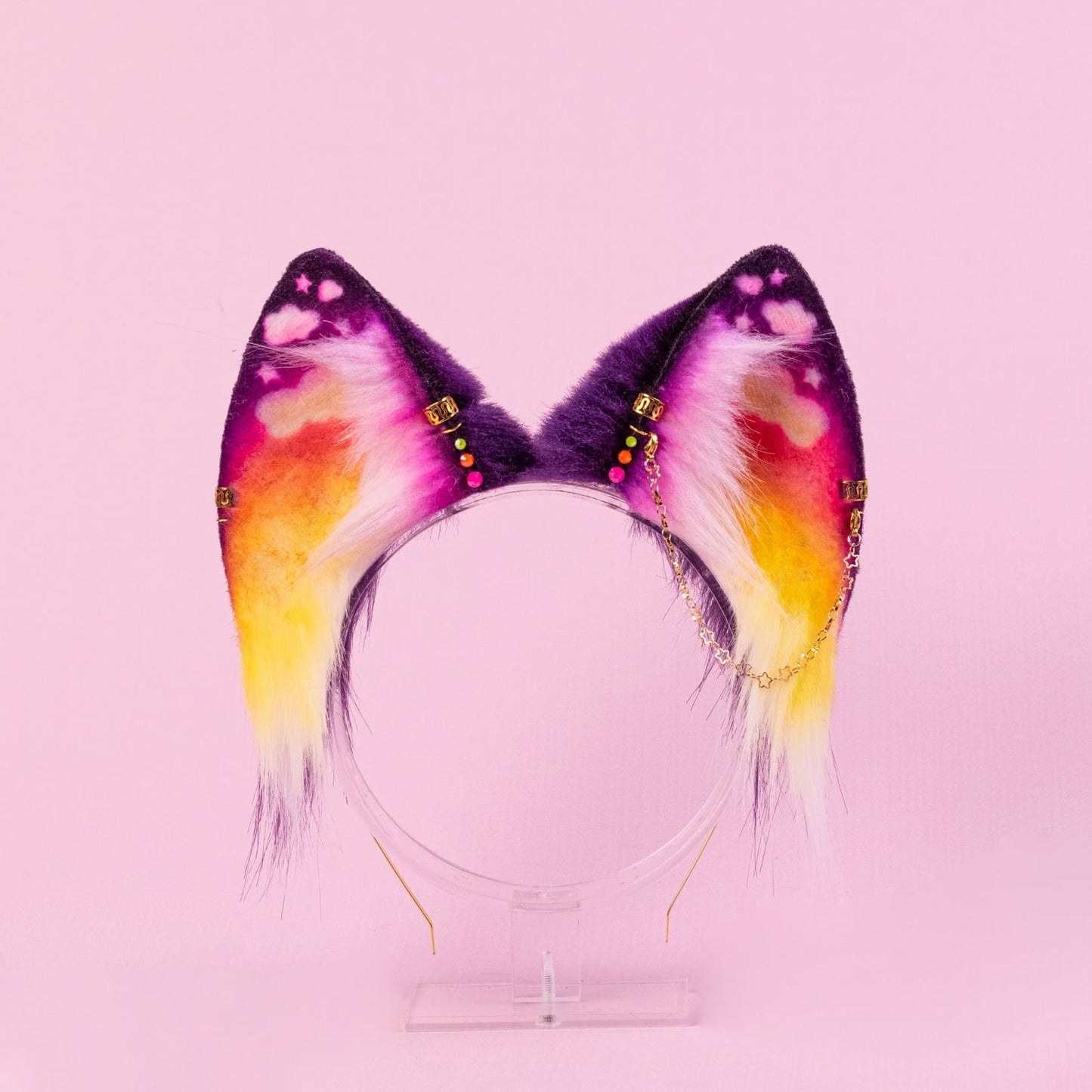 Violet Sunset Foxy Ears and Tail Set