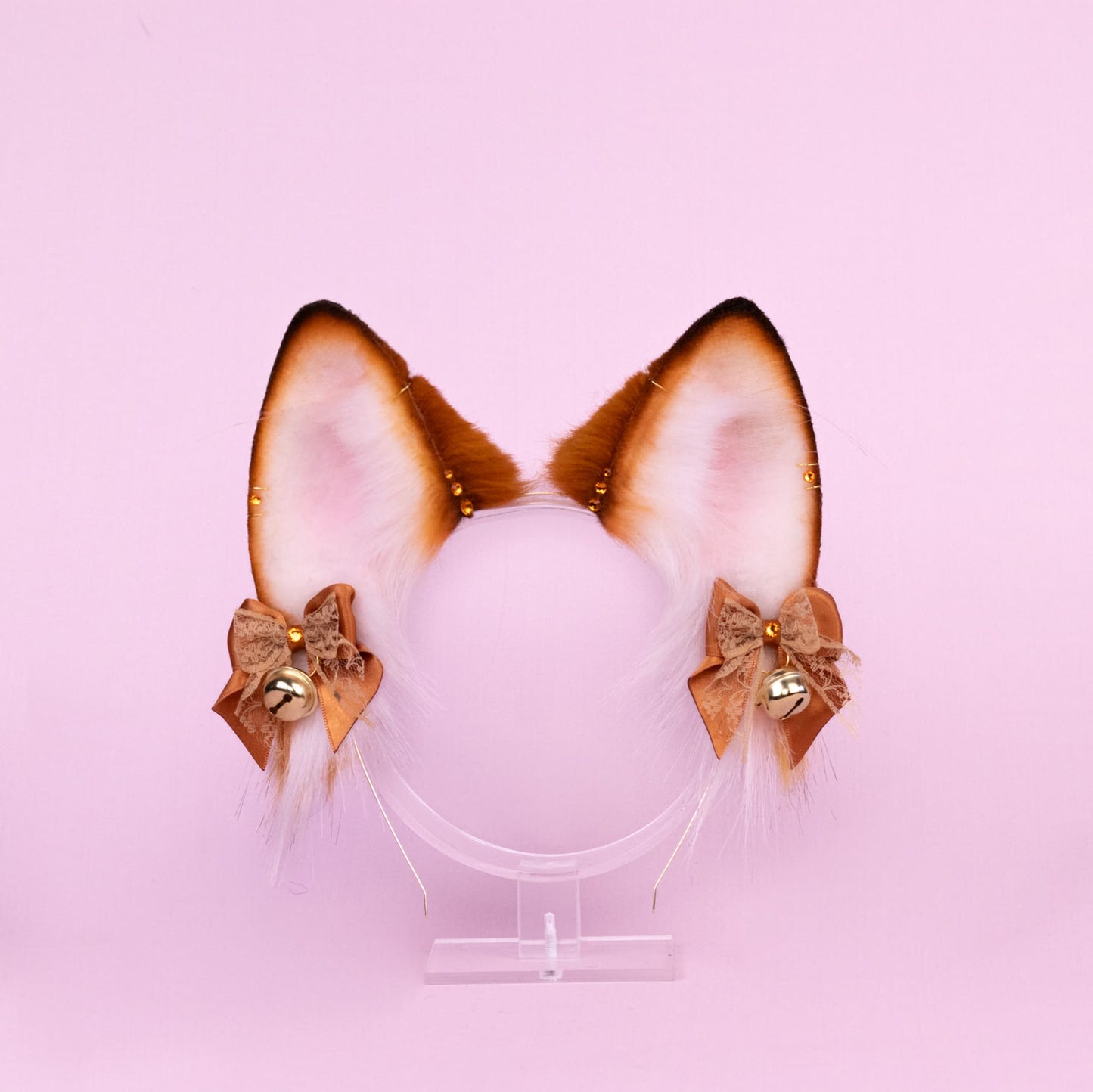 Ginger Fox Ears and Tail Set